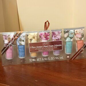 NWT & HTF Lacura 7 Piece 0.88 oz Scented Hand Cream Collection w/ Botanical Oils